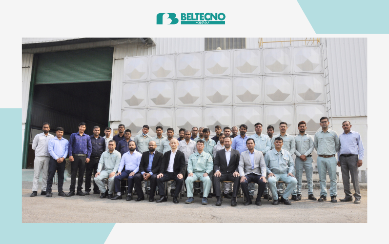 A banner image showing Beltecno Neemrana Rajasthan Employees