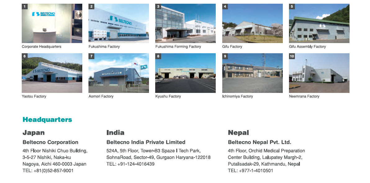 Beltecno Factories