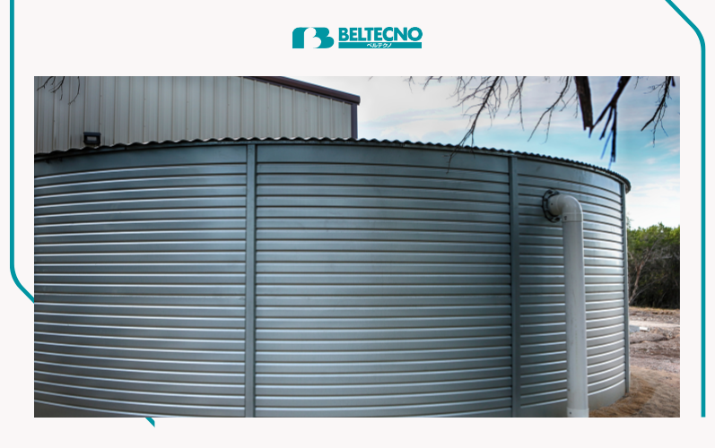 An image showing Stainless Steel Water Storage Tanks for Rainwater Harvesting