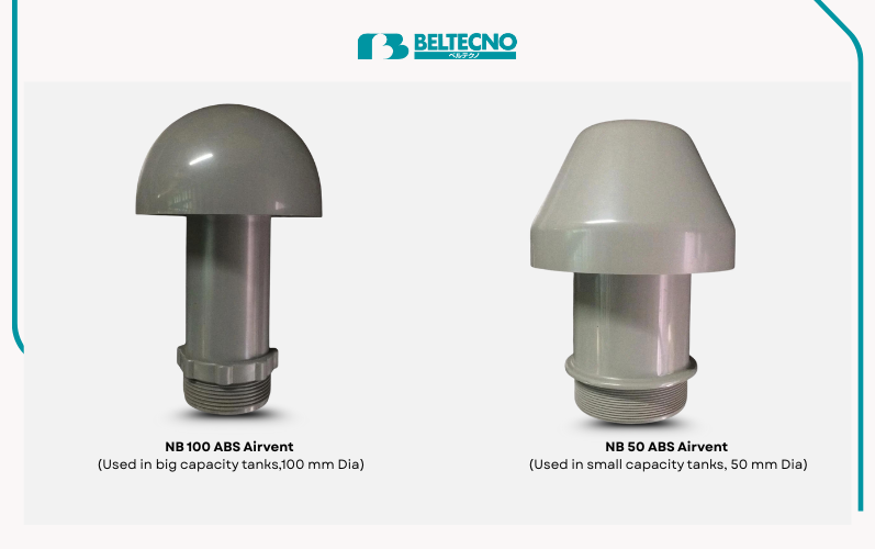 Types of Air Vents Used in Water Tanks